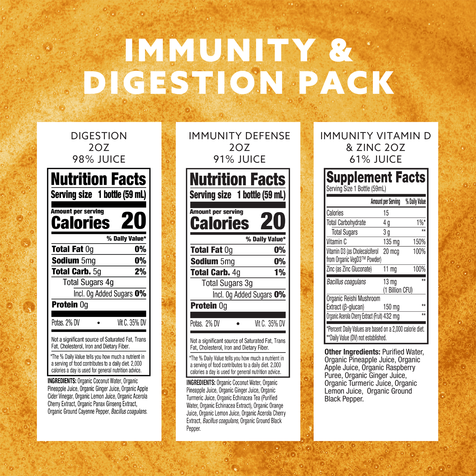 Immunity & Digestion Pack