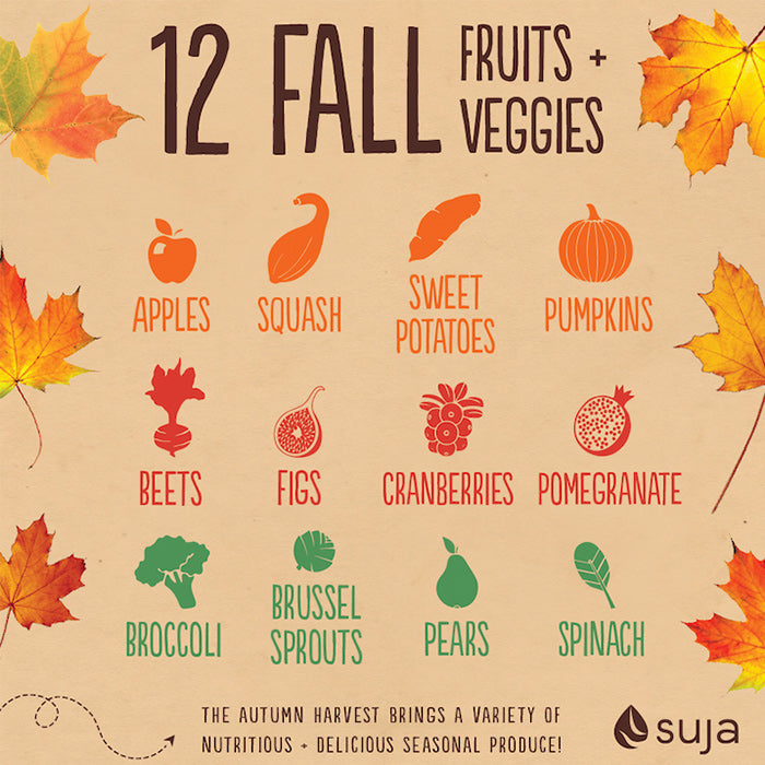 12 Fall Seasonal Vegetables and Fruits