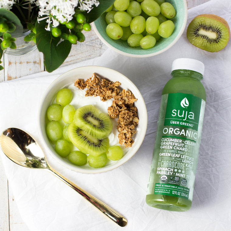 Layered Uber Greens Smoothie Recipe