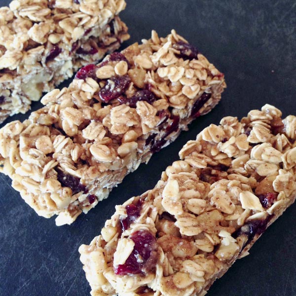 Raw Cherry Walnut Granola Bars Recipe