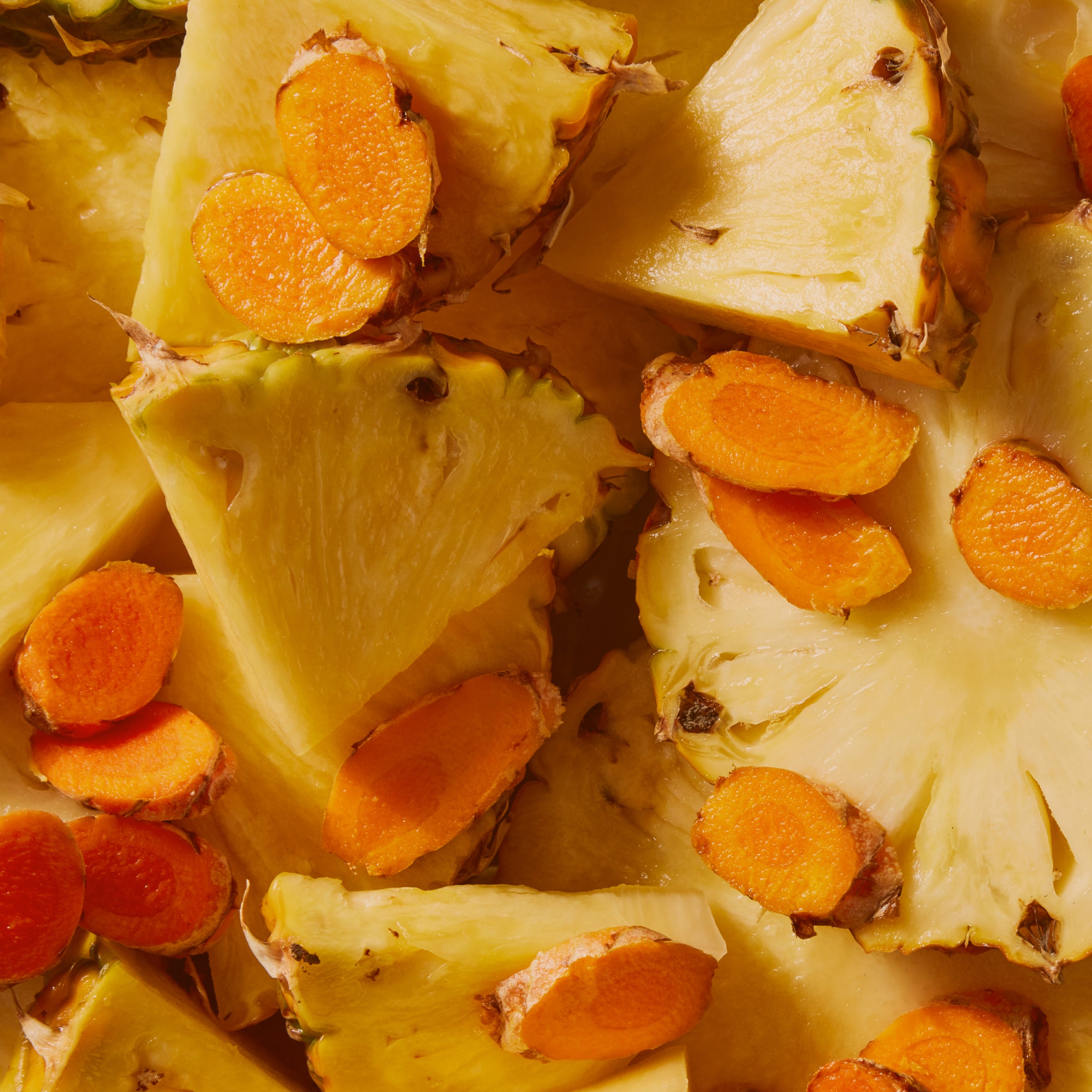 Immunity Turmeric Pineapple Background