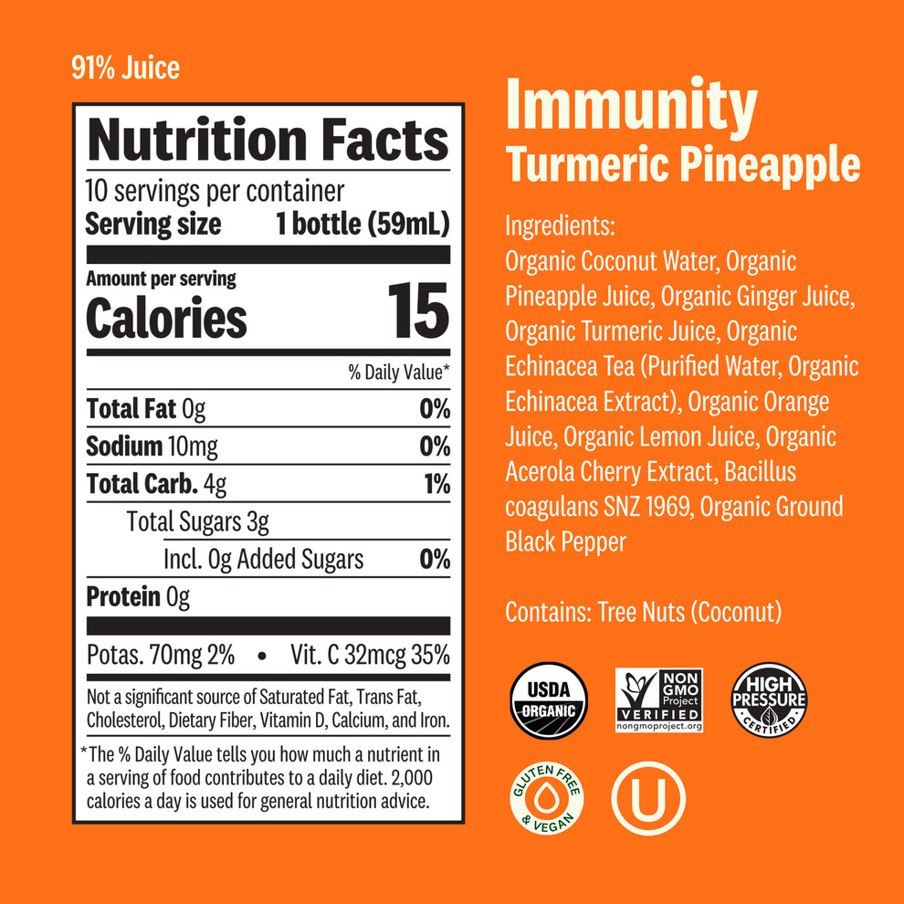 Ultimate Immunity Variety Pack | Cold Pressed Juices | Suja Organic