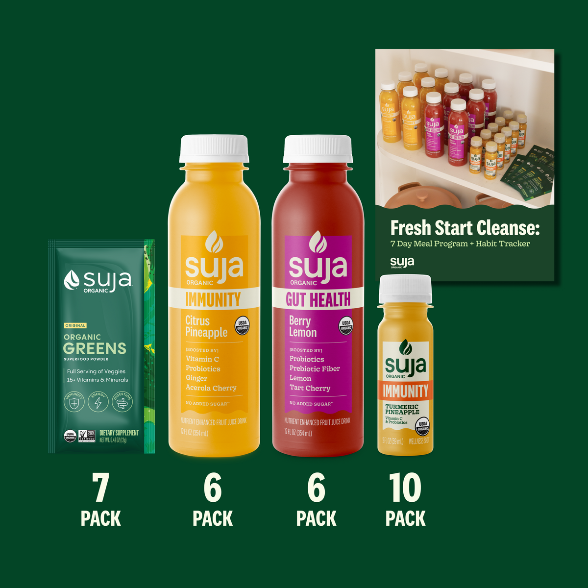 7 Day Fresh Start Cleanse | Juice Cleanses | Suja Organic