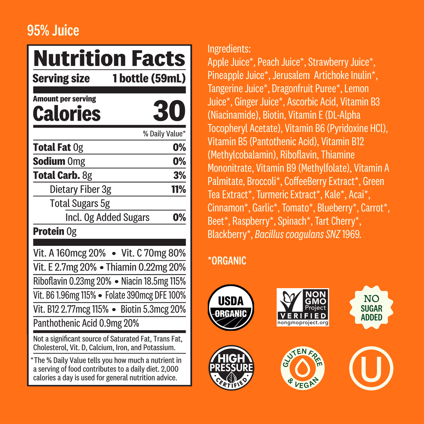 Multivitamin Shot with Fiber