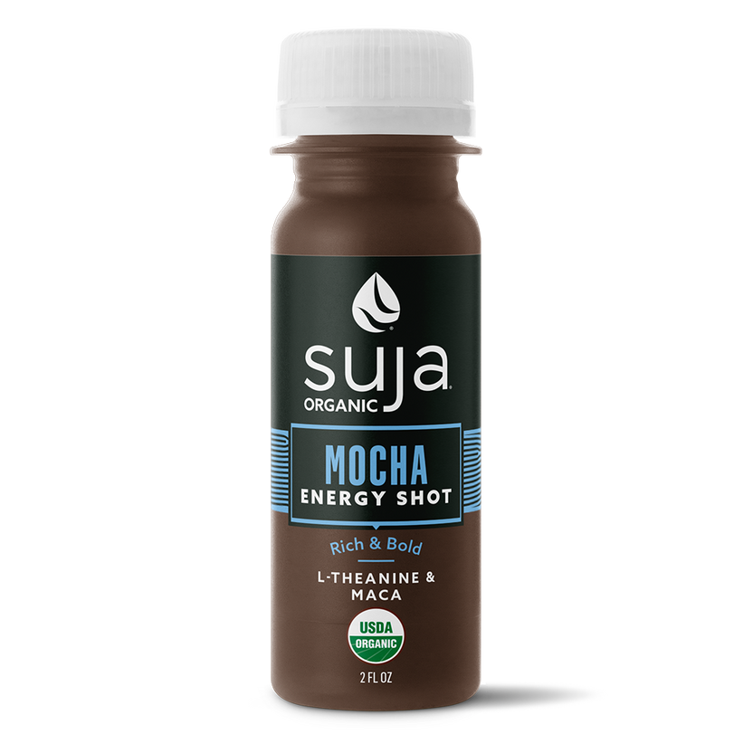 Mocha Energy Shot LTheanine & Maca Suja Organic