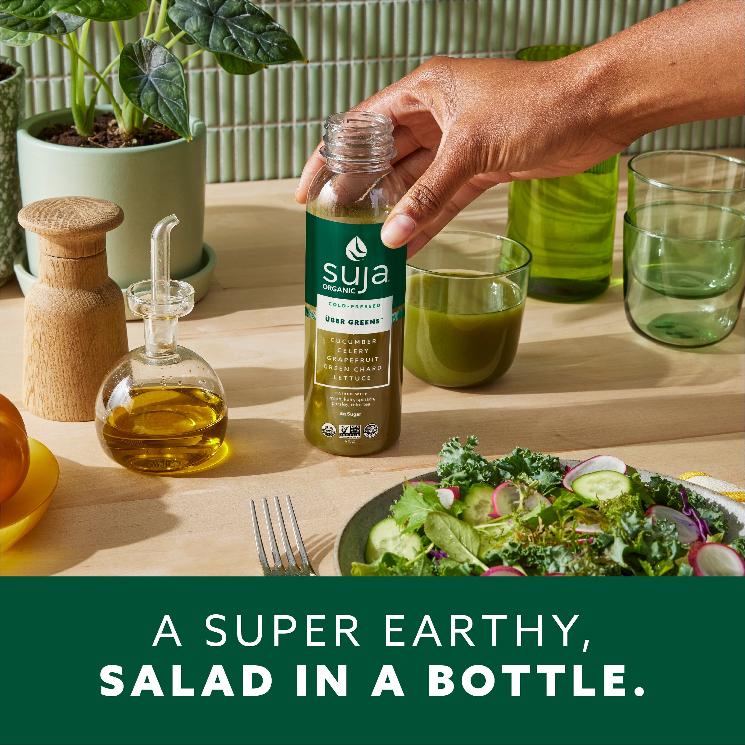 Uber Greens Cold Pressed Juices Suja Organic