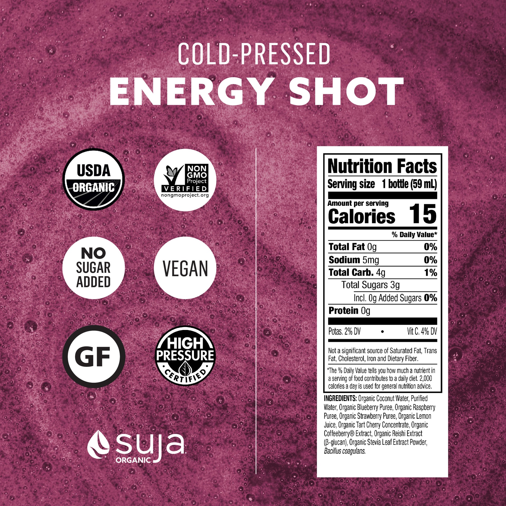 Energy Shot Wellness Shots Suja Organic