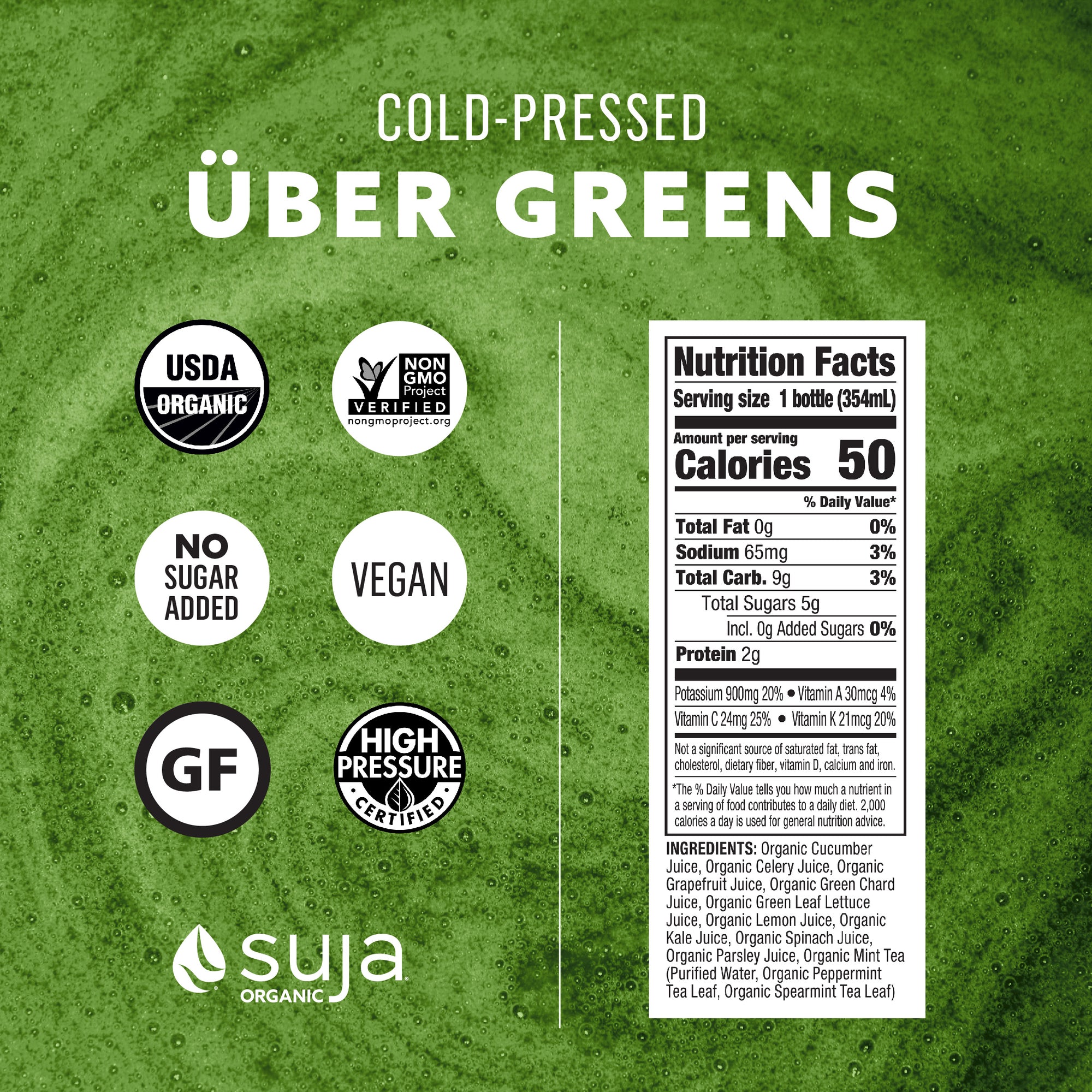 Uber Greens | Cold Pressed Juices | Suja Organic
