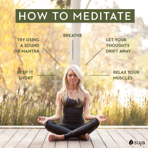 how to meditate infographic 